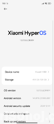 redmi k50i 6/128
